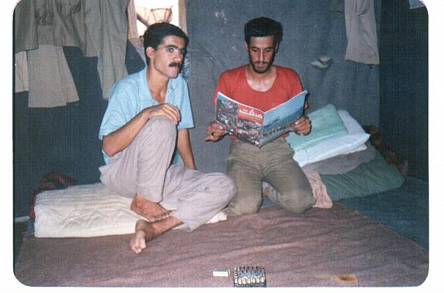 شهید احمد روستائی در جبهه (2)