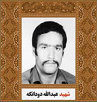 آلبوم اختصاصی شهید عبدالله دودانگه . کد ۱۴۰۰۵۰۵۰۶۶ آ