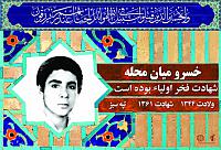 آلبوم اختصاصی شهید خسرو میان محله  . کد 0211322180 آ