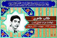 آلبوم اختصاصی شهید طالب طاهری . کد 0211322208 آ