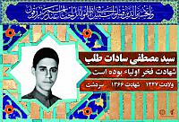 آلبوم اختصاصی شهید سید مصطفی سادات طلب . کد 0211322235 آ