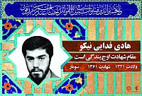 آلبوم اختصاصی شهید هادی فدایی نیکو . کد 0211322256 آ