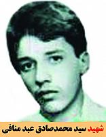 شهید سید محمدصادق عبد منافی