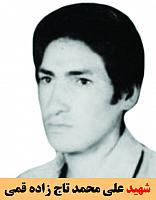 آلبوم اختصاصی شهید علی محمد تاج زاده قمی . کد 1399152 آ