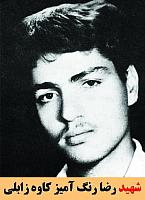 شهید رضا رنگ آمیز کاوه زابلی