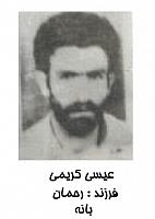 آلبوم اختصاصی تصاویر شهید عیسی کریمی . کد 1403317323 آ