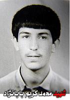 آلبوم اختصاصی تصاویر شهید کریم بابانژاد . کد 1403326013 آ