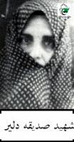 آلبوم اختصاصی تصاویر شهید صدیقه دلیر . کد 1403203239 آ